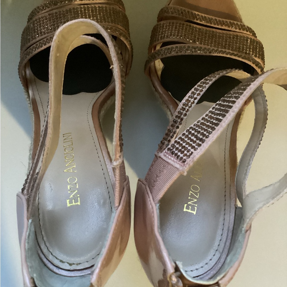 Enzo Angiolini Women's Blush Strappy Heels